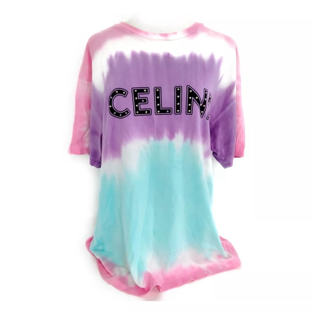 Trade! AUTHENTIC TIE-DYE CELINE SHIRT - Picture 3 of 14